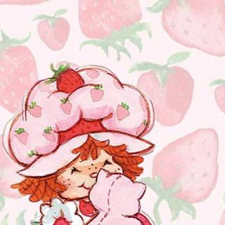Cute Strawberry Shortcake wallpaper