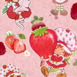 Cute Strawberry Shortcake wallpaper