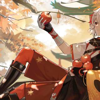 Kazuha desktop wallpaper