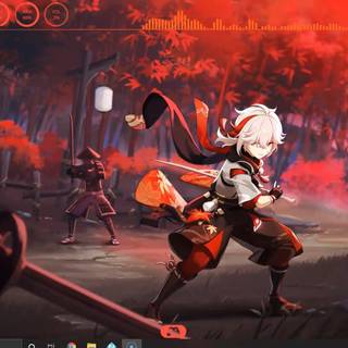 Kazuha desktop wallpaper