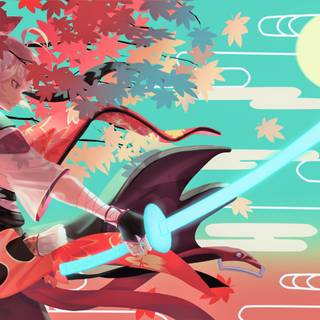 Kazuha desktop wallpaper