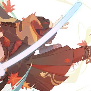 Kazuha desktop wallpaper