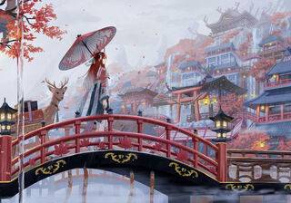 Japanese art desktop wallpaper