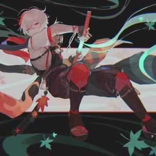 Kazuha desktop wallpaper