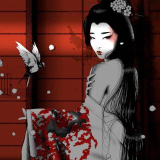 Japanese art desktop wallpaper