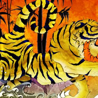 Japanese art desktop wallpaper