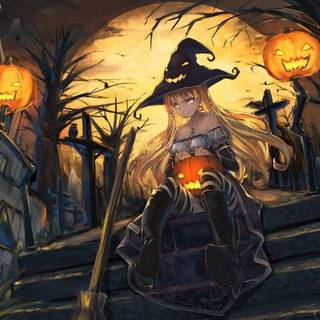 Anime lantern desktop wallpaper