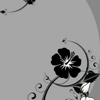 Mobile black and white wallpaper