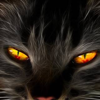 Black cat mobile wallpaper