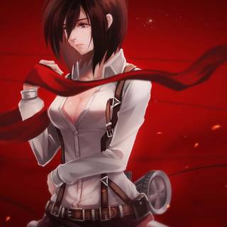 Mikasa Ackerman mobile wallpaper