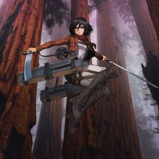 Mikasa Ackerman mobile wallpaper
