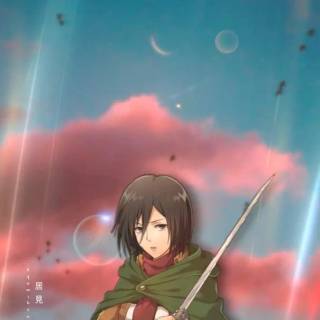 Mikasa Ackerman mobile wallpaper