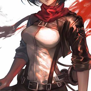 Mikasa Ackerman mobile wallpaper