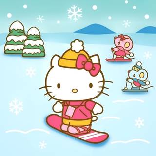 Hello Kitty mobile wallpaper