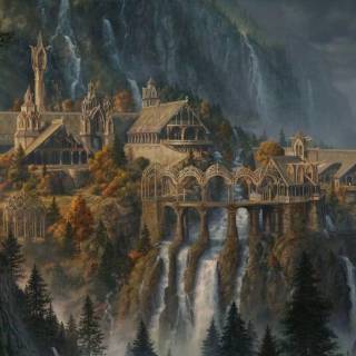 Hobbit Hole desktop wallpaper