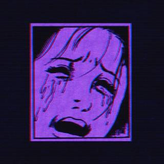 Purple anime mobile wallpaper