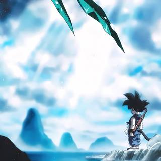 Kid Goku mobile wallpaper