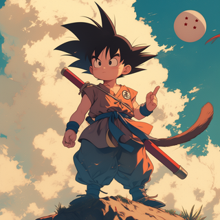 Kid Goku mobile wallpaper
