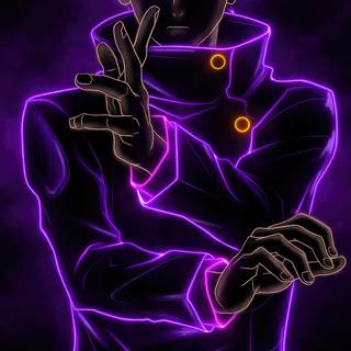 Purple anime mobile wallpaper