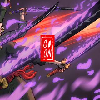 Zoro's Nine Sword Style wallpaper