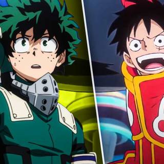 One Piece vs My Hero Academia wallpaper