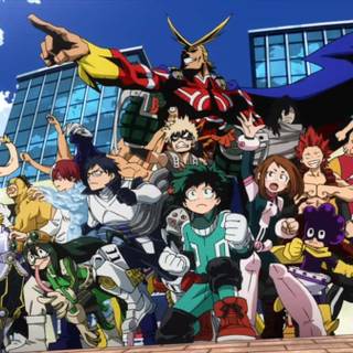 One Piece vs My Hero Academia wallpaper