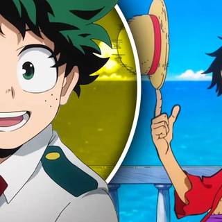 One Piece vs My Hero Academia wallpaper