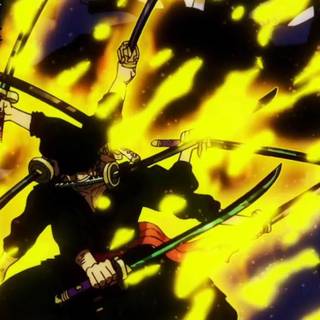 Zoro's Nine Sword Style wallpaper