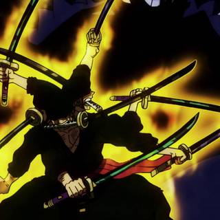 Zoro's Nine Sword Style wallpaper