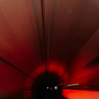 Blurry tunnel wallpaper