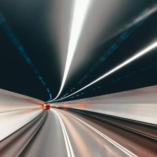 Blurry tunnel wallpaper