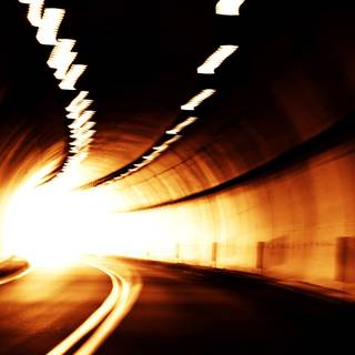 Blurry tunnel wallpaper
