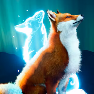Pax the fox wallpaper