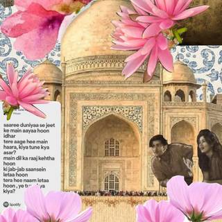 Vintage India wallpaper