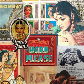 Vintage India wallpaper