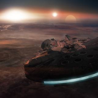Star Wars Millennium Falcon wallpaper