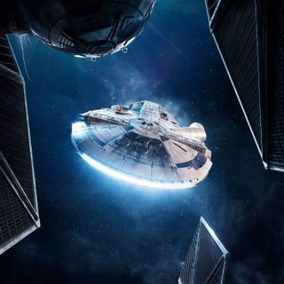 Star Wars Millennium Falcon wallpaper
