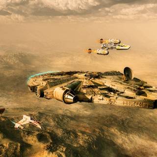 Star Wars Millennium Falcon wallpaper