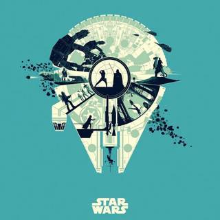 Star Wars Millennium Falcon wallpaper