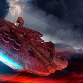 Star Wars Millennium Falcon wallpaper