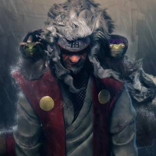 Jiraiya sad wallpaper