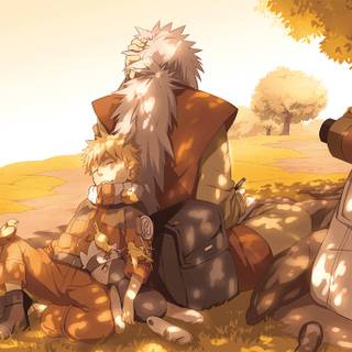 Jiraiya sad wallpaper
