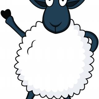 Funny sheep wallpaper