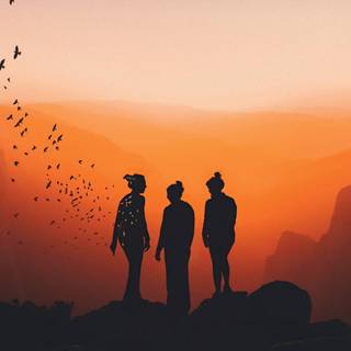 Girl and boy friendship wallpaper