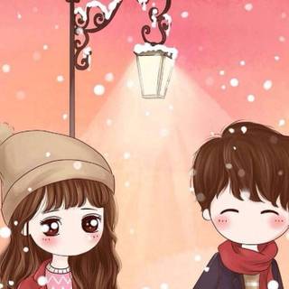Girl and boy friendship wallpaper