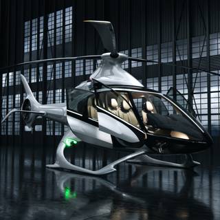 Luxury helicopter wallpaper