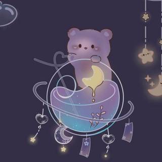 Galaxy bear wallpaper