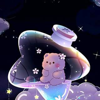 Galaxy bear wallpaper