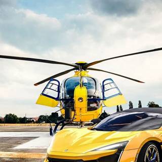 Luxury helicopter wallpaper