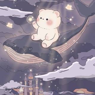 Galaxy bear wallpaper
